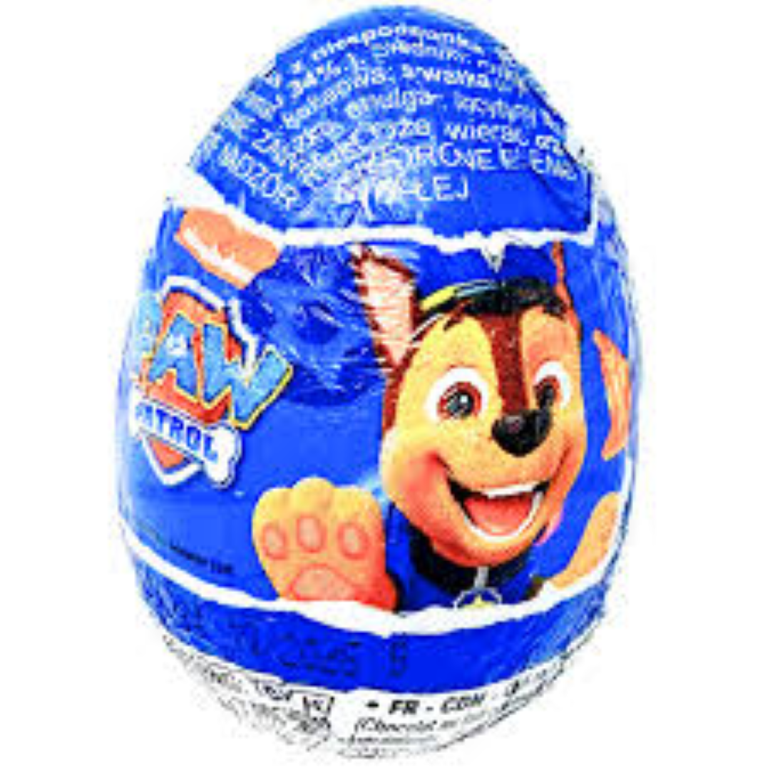 PAW PATROL CHOC SURPRISE EGG 20G
